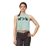Dog > Cat DoobyUsGear Crop Top