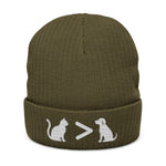 Cat > Dog DoobyUsGear Beanie