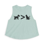 Dog > Cat DoobyUsGear Crop Top