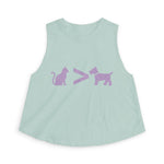 Cat > Dog DoobyUsGear Crop Top
