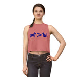 Dog > Cat DoobyUsGear Crop Top