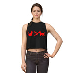 Cat > Dog DoobyUsGear Crop Top