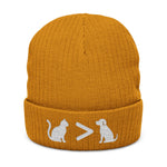 Cat > Dog DoobyUsGear Beanie