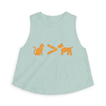 Cat > Dog DoobyUsGear Crop Top