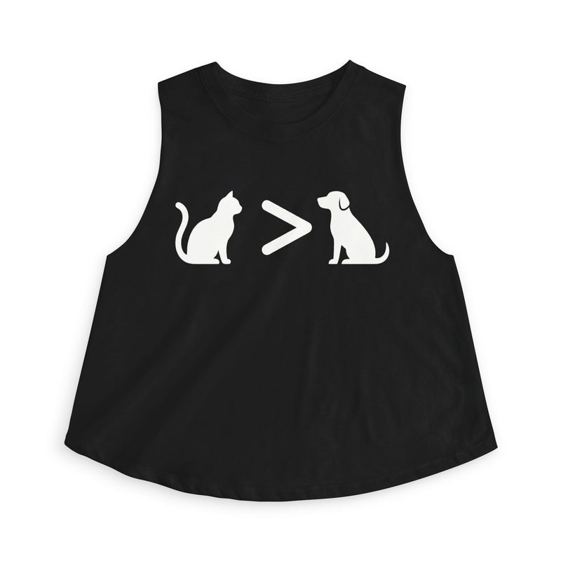Cat > Dog DoobyUsGear Crop Top