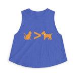 Cat > Dog DoobyUsGear Crop Top