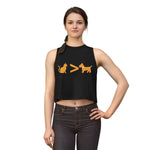 Cat > Dog DoobyUsGear Crop Top