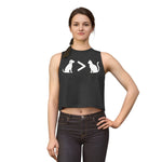 Dog > Cat DoobyUsGear Crop Top
