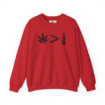Weed > Beer DoobyUsGear Sweatshirt