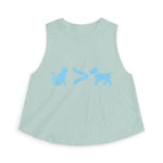 Cat > Dog DoobyUsGear Crop Top