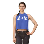 Dog > Cat DoobyUsGear Crop Top