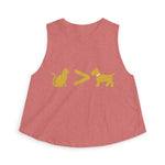 Cat > Dog DoobyUsGear Crop Top