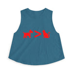 Dog > Cat DoobyUsGear Crop Top