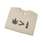 Weed > Beer DoobyUsGear Sweatshirt