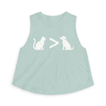 Cat > Dog DoobyUsGear Crop Top