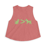 Cat > Dog DoobyUsGear Crop Top