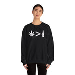 Weed > Beer DoobyUsGear Sweatshirt