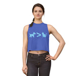 Dog > Cat DoobyUsGear Crop Top