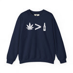 Weed > Beer DoobyUsGear Sweatshirt