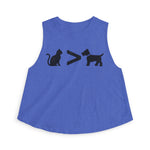 Cat > Dog DoobyUsGear Crop Top