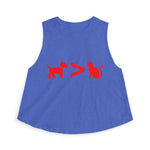 Dog > Cat DoobyUsGear Crop Top