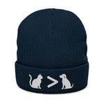 Cat > Dog DoobyUsGear Beanie