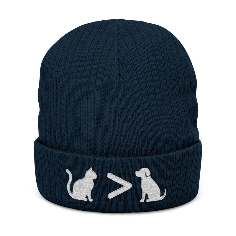 Cat > Dog DoobyUsGear Beanie