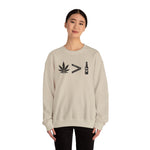 Weed > Beer DoobyUsGear Sweatshirt
