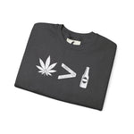 Weed > Beer DoobyUsGear Sweatshirt