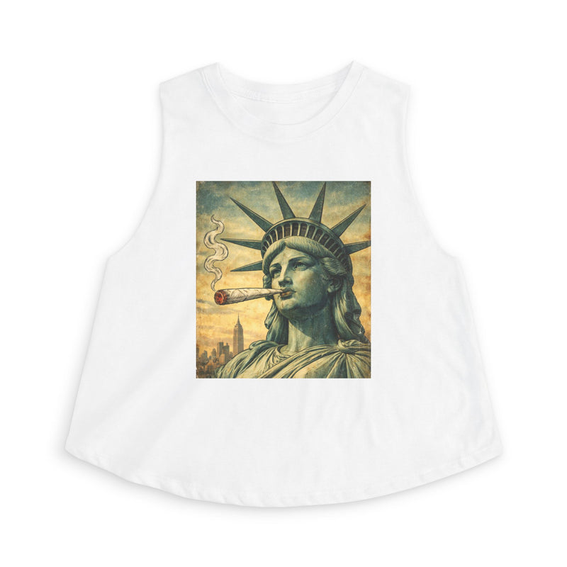 Lady Liberty DoobyUsGear Crop Top