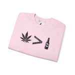 Weed > Beer DoobyUsGear Sweatshirt