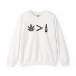 Weed > Beer DoobyUsGear Sweatshirt