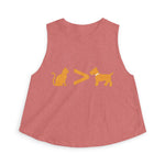 Cat > Dog DoobyUsGear Crop Top