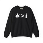 Weed > Beer DoobyUsGear Sweatshirt