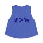 Cat > Dog DoobyUsGear Crop Top