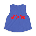 Cat > Dog DoobyUsGear Crop Top