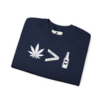 Weed > Beer DoobyUsGear Sweatshirt