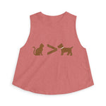 Cat > Dog DoobyUsGear Crop Top