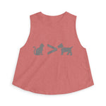Cat > Dog DoobyUsGear Crop Top