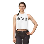 Weed > Beer DoobyUsGear Crop Top