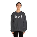 Weed > Beer DoobyUsGear Sweatshirt